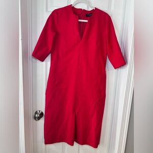 Piazza Sempione Bold Red Dress‎ Size 40